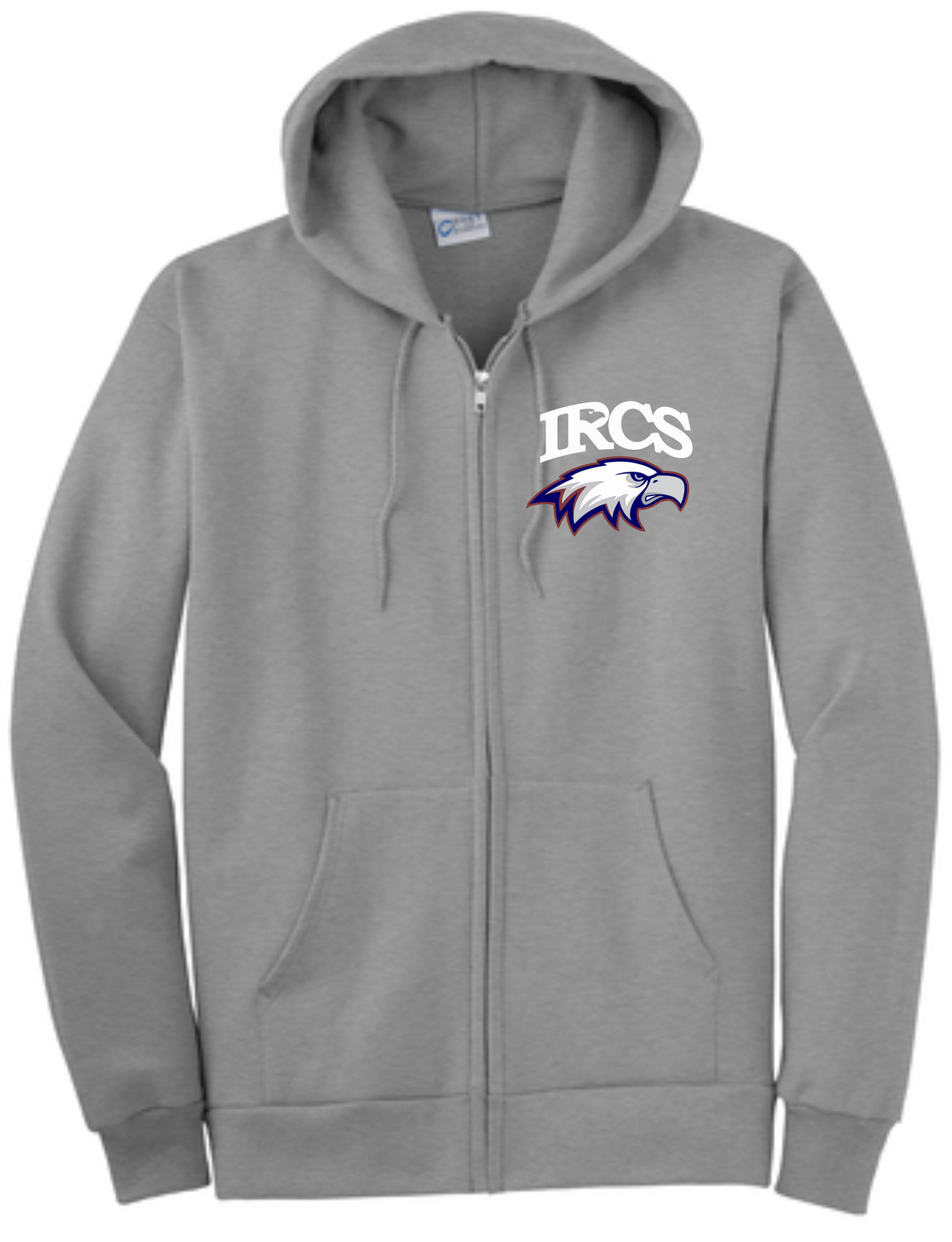 PC90ZH Port & Company® Essential Fleece Full-Zip Hooded Sweatshirt