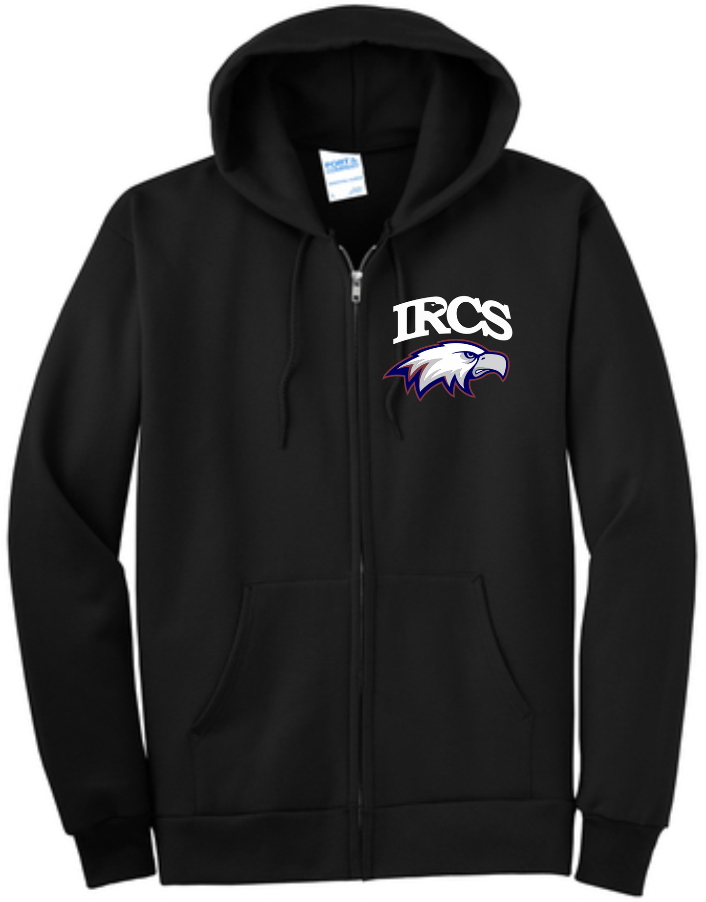 PC90ZH Port & Company® Essential Fleece Full-Zip Hooded Sweatshirt