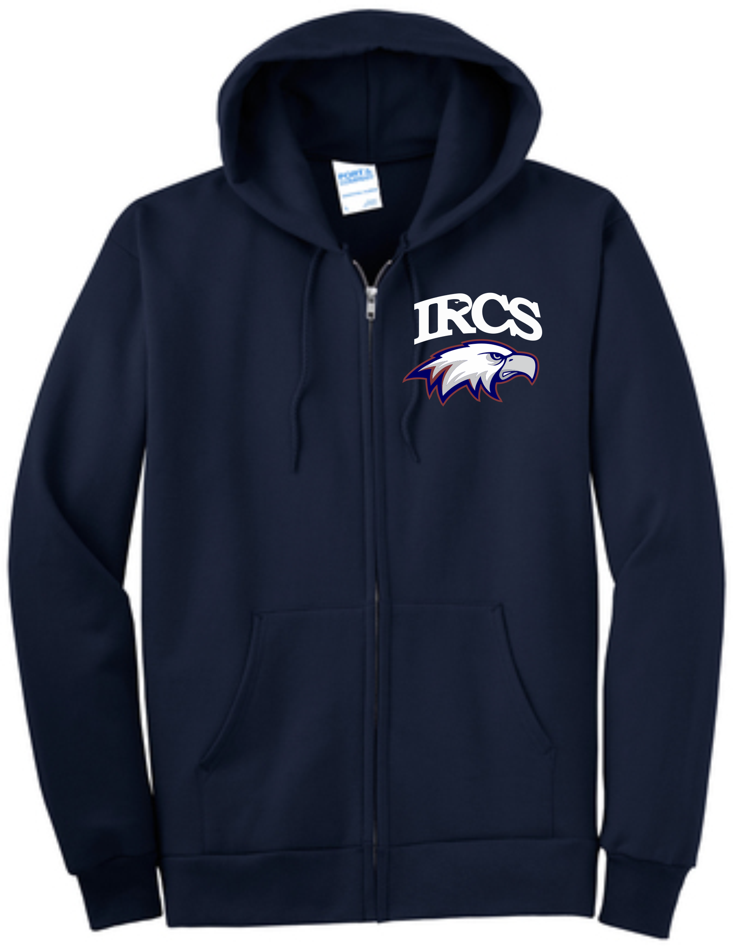 PC90ZH Port & Company® Essential Fleece Full-Zip Hooded Sweatshirt