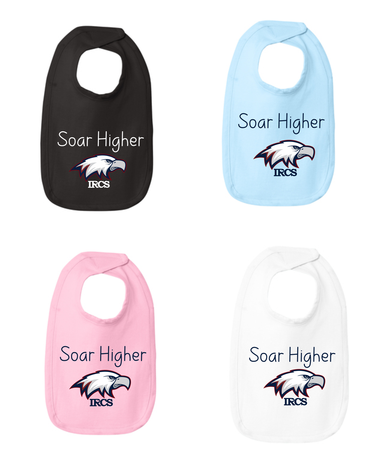 IRCS Bibs - Soar Higher (RS1005 Rabbit Skins™ Infant Premium Jersey Bib)