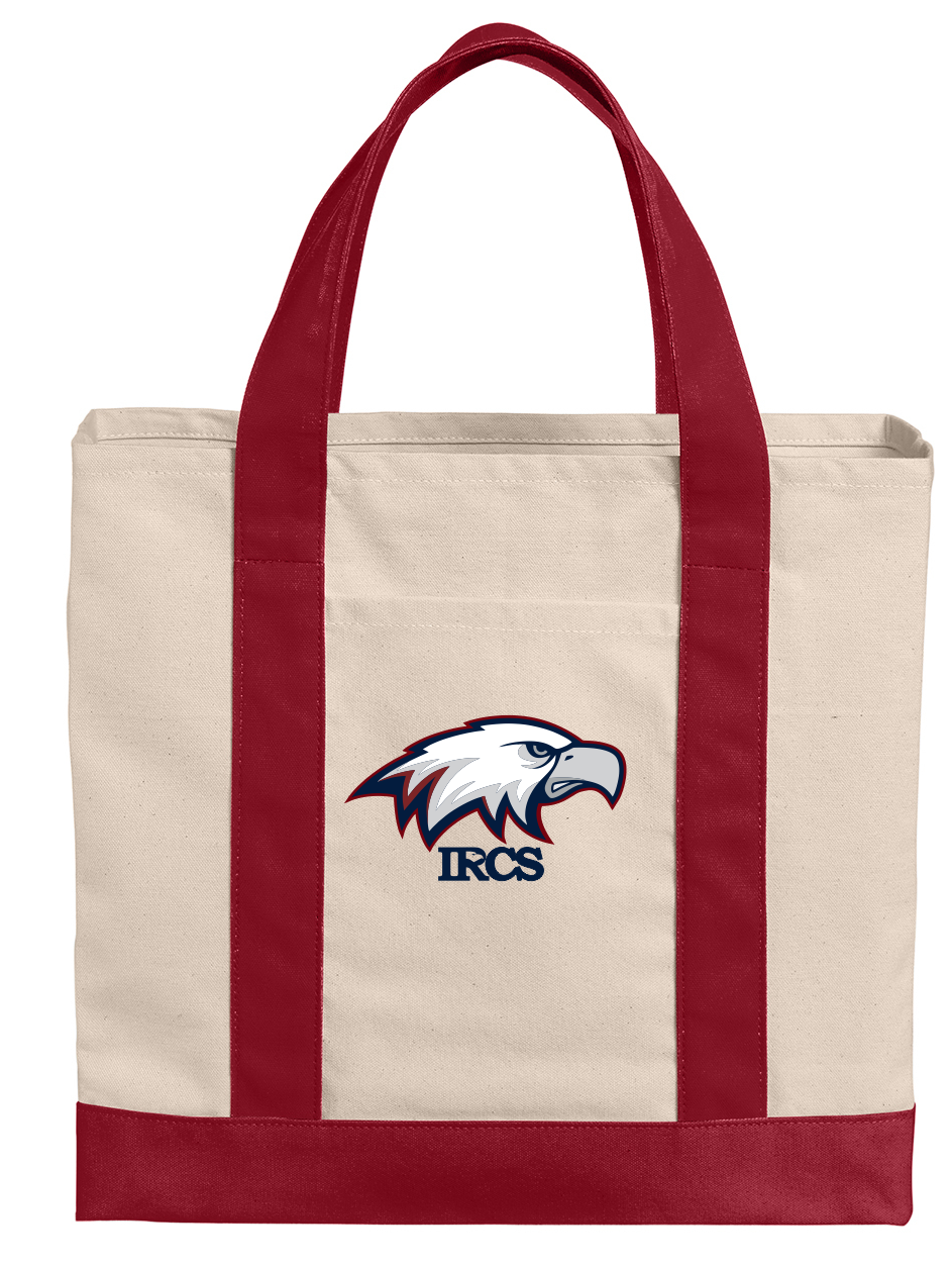 IRCS Tote - BG429 Port Authority® Cotton Canvas Two-Tone Tote